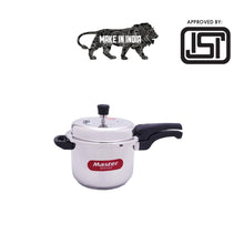 Load image into Gallery viewer, Stainless Steel Pressure Cooker | 5 Litre | Gas and Induction Stove Compatible | Made in India.
