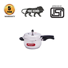 Load image into Gallery viewer, Stainless Steel Pressure Cooker | 6 Liter | Gas and Induction Stove Compatible | Made in India.
