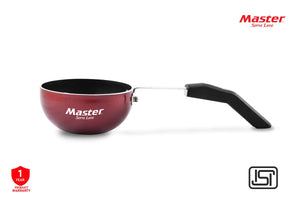 Master Fiesta Non Stick Aluminium Cookware Set, Maroon, 9 Pieces, 2.6 mm