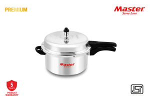 Master Aluminum Pressure Cooker Outer Lid | Double Safety Valve | 7.5 Liter