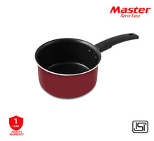 Load image into Gallery viewer, Master Fiesta Non Stick Aluminium Cookware Set, Maroon, 9 Pieces, 2.6 mm
