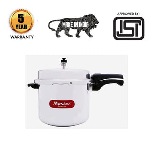 Aluminum Pressure Cooker Outer Lid |  Double Safety Valve | 10 Litre | Made in India