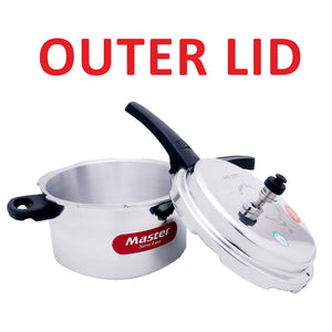 Aluminium Pressure Cooker Outer Lid |  Double Safety Valve | 3 Litre | Made in India