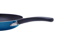 Load image into Gallery viewer, Non stick fry pan with Bakelite handles| 24cm | Blue | Made in India.
