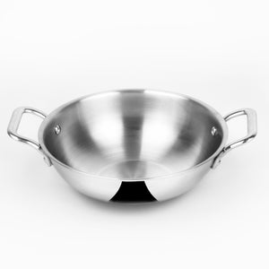 Triply Kadai with Stainless Steel Lid