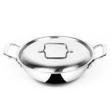 Load image into Gallery viewer, Triply Kadai with Stainless Steel Lid
