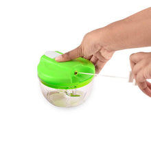 Load image into Gallery viewer, Manual Vegetable Cutter with Pull Chord Technology 3 Blades + Small Size Capacity (0.3L)
