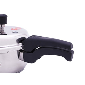 Stainless Steel Pressure Cooker | 2 Litre | Gas and Induction Stove Compatible | Made in India.