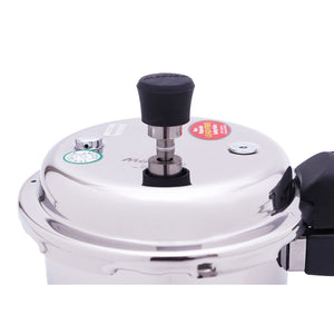 Stainless Steel Pressure Cooker | 2 Litre | Gas and Induction Stove Compatible | Made in India.